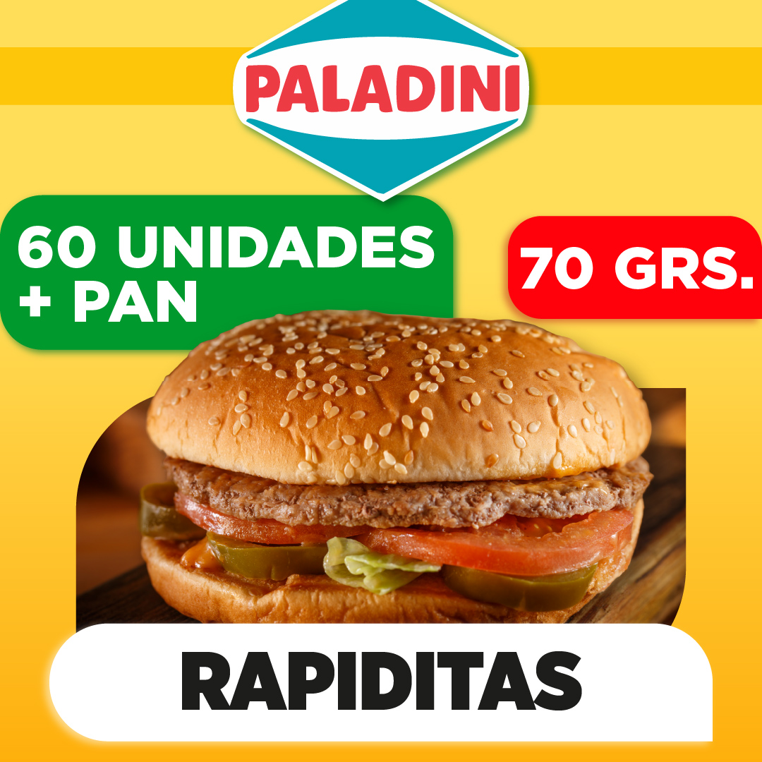 Rapiditas de Paladini (70 grs) X 60 CON PAN